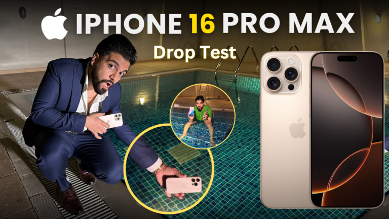 iPhone 16 Pro Max drop test